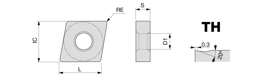 CNMG120408-TH AH120
